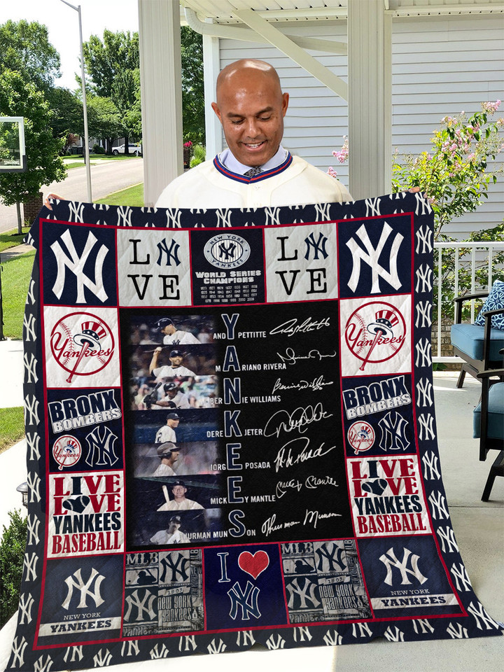  New York Yankees Legends Quilt I2D1