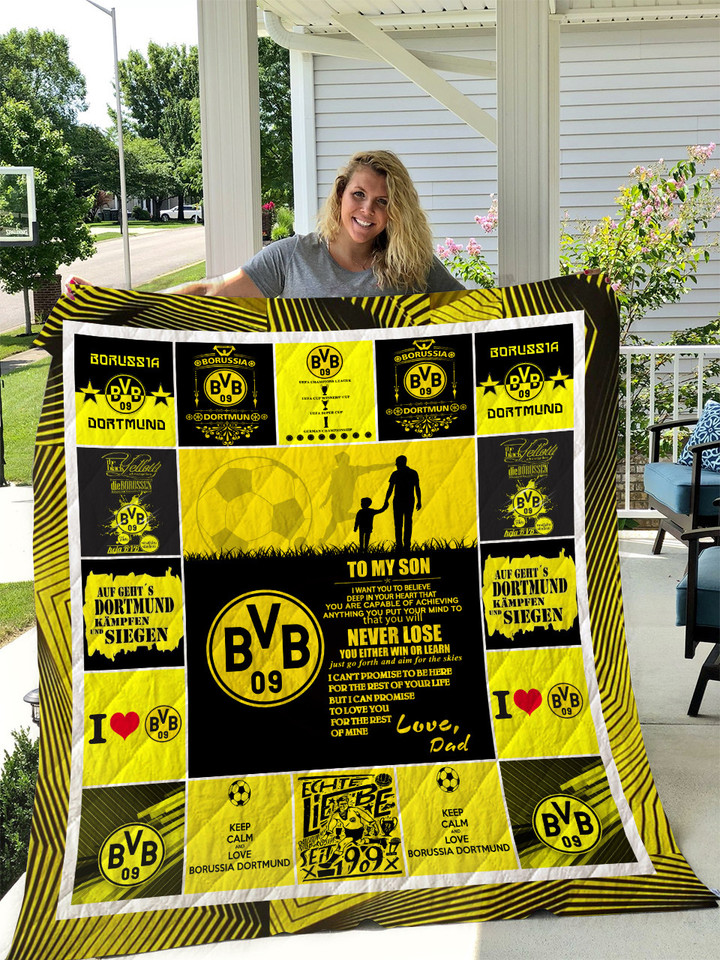 Borussia Dortmund – To My Son – Love Dad Quilt