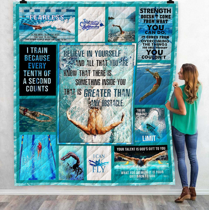 Believe In Yourself Swimming Lha Quilt Lifpm Fuct2409