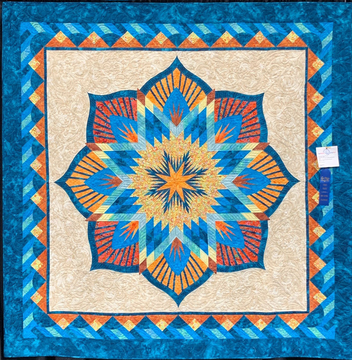 Mandala Flower Quilt Cusev