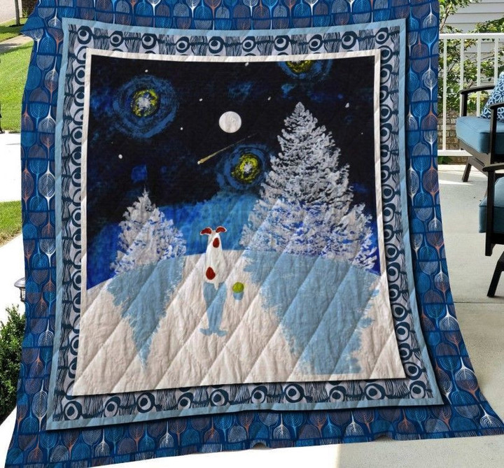 Jack Russell Terrier Quilt Tucbq