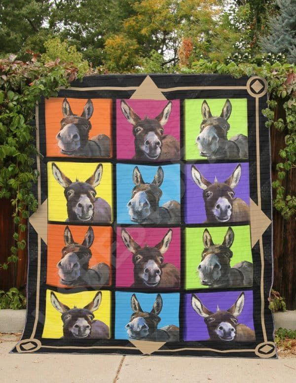 Multicolor Donkey Quilt Tueuf