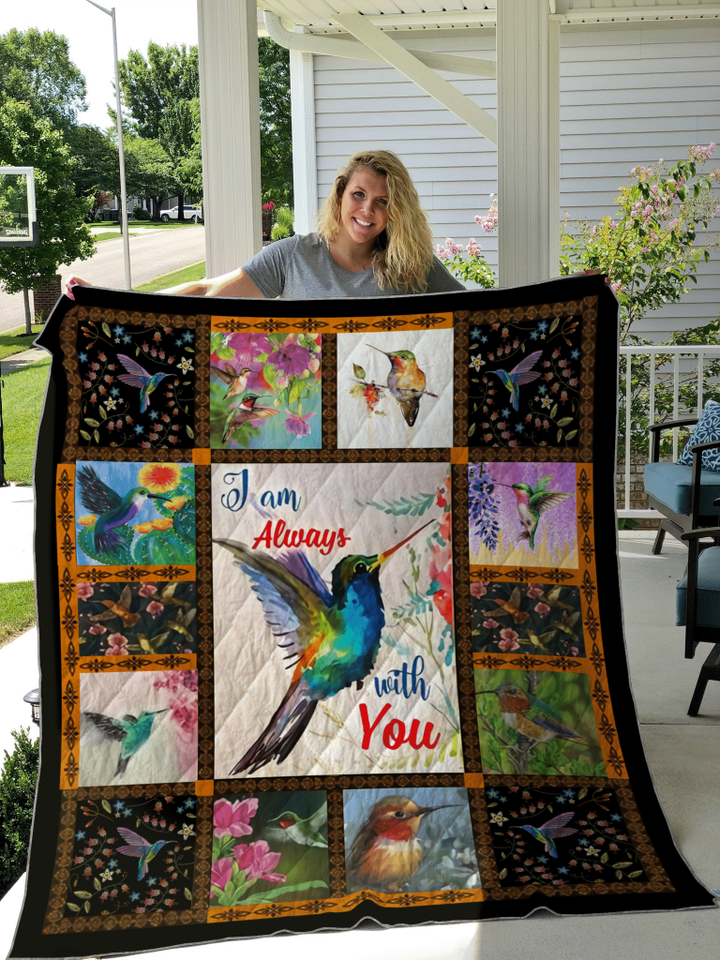 I Am Always With You Hummingbird Quilt
