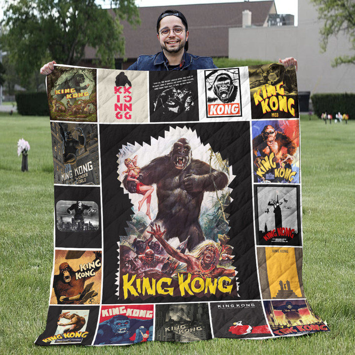 King Kong T-Shirt Quilt For Fans