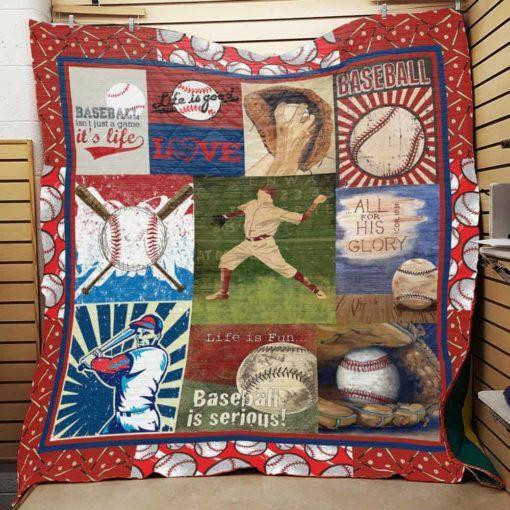 Bc - Baseball Is Serious Quilt