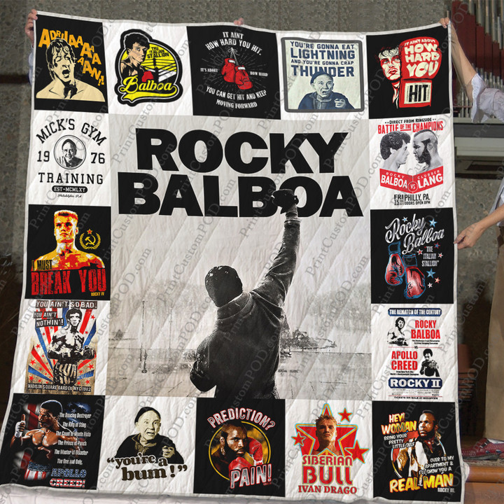M- Rocky Balboa T-Shirt Quilt