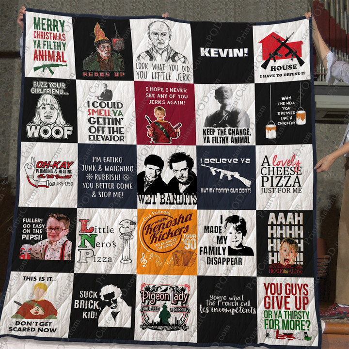 Home Alone T-Shirt Quilt For Fans