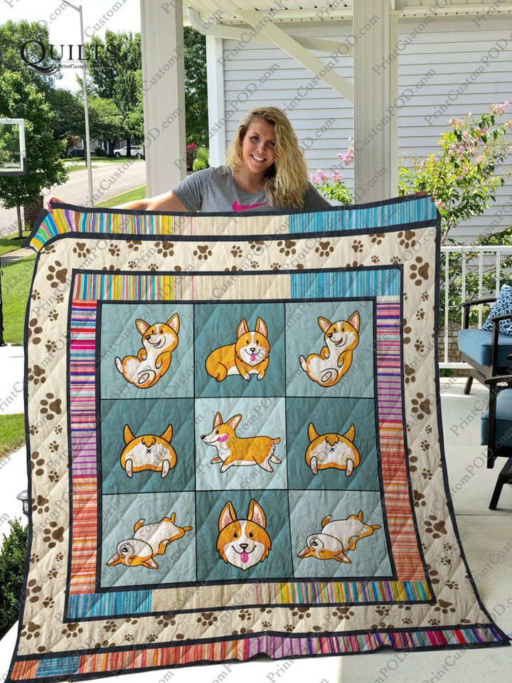 A Special Gift For Fans - Ll - Corgi Quilt