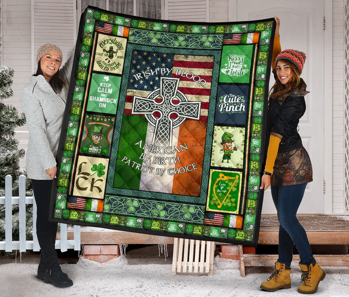 A Bc-Irish By Blood American By Birth Quilt
