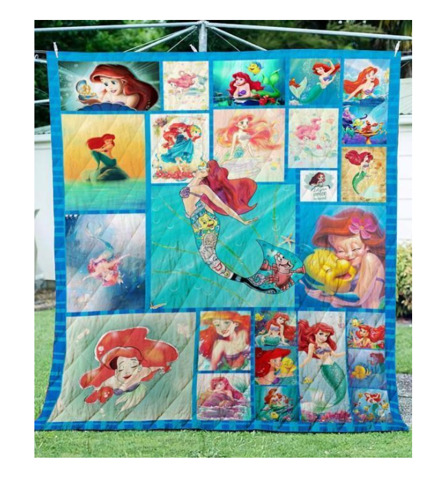 Ll – Ariel The Little Mermaid Quilt On Sale!