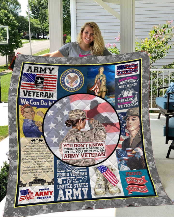 Bc - You Become An Army Veteran, Veteran Quilt