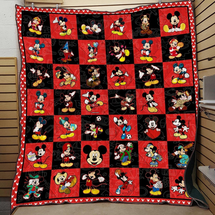 Mickey Mouse So Cute Quilt - Ll