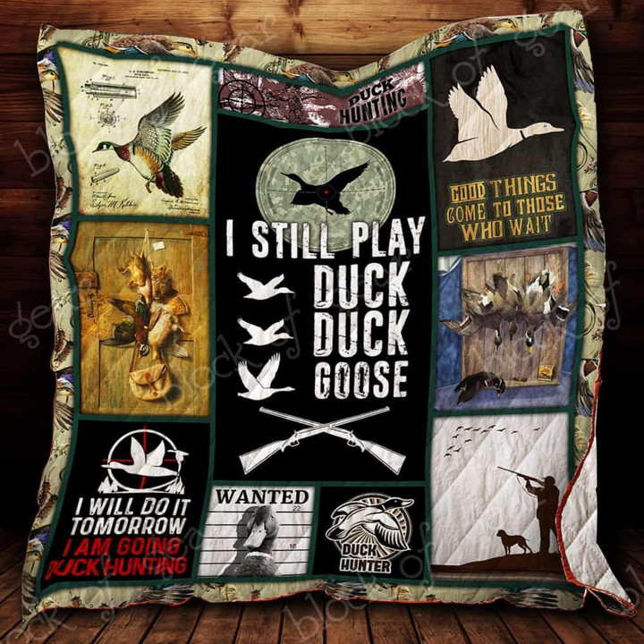 A Special Gift For Fans -Duck Hunting Quilt - Ll