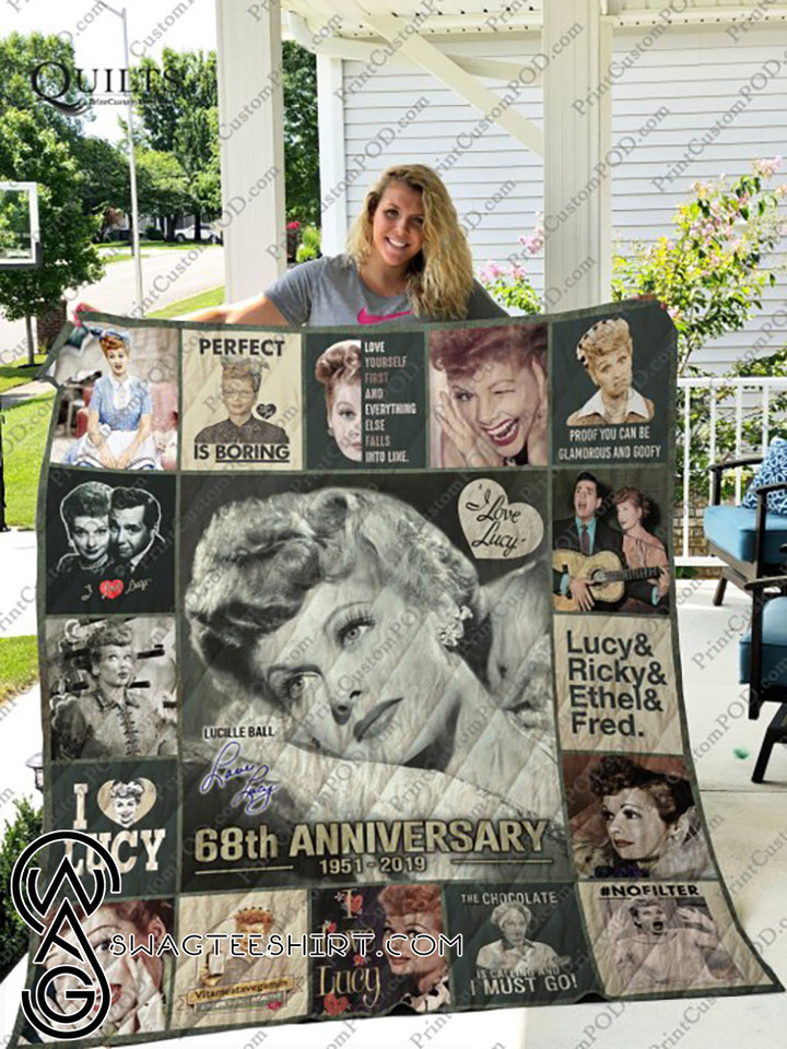 I Love Lucy 68Th Anniversary Quilt
