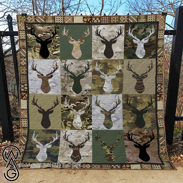 Deer Hunting Camo Quilt