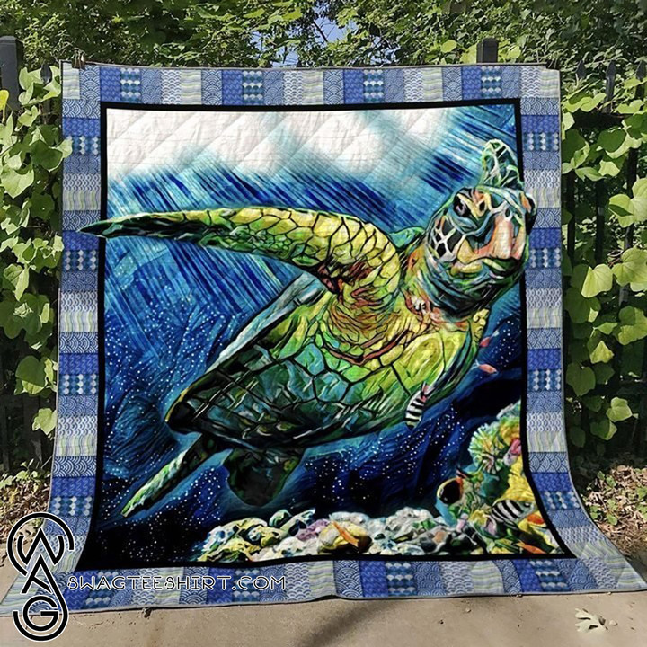 Save The Sea Turtles Quilt