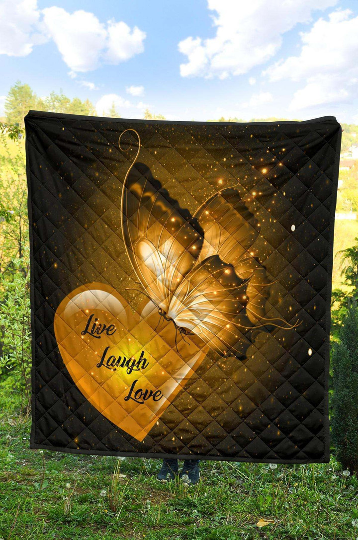 Butterfly Live Laugh Love Premium Quilt Pp001 Dhc2711662Dd