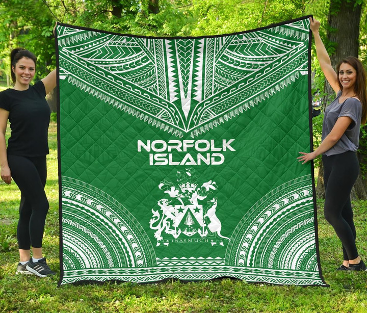Norfolk Island Premium Quilt Polynesian Chief Flag Version Bn10 Dhc28113217Dd