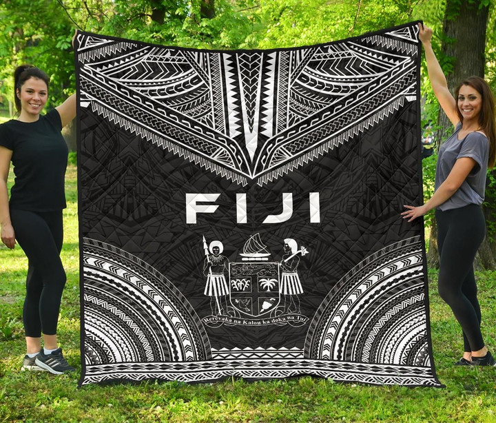 Fiji Premium Quilt Polynesian Chief Black Version Bn10 Dhc28113235Dd
