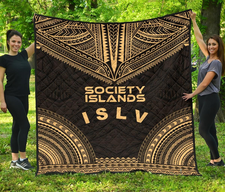 Society Islands Premium Quilt Polynesian Chief Gold Version Bn10 Dhc28113234Dd