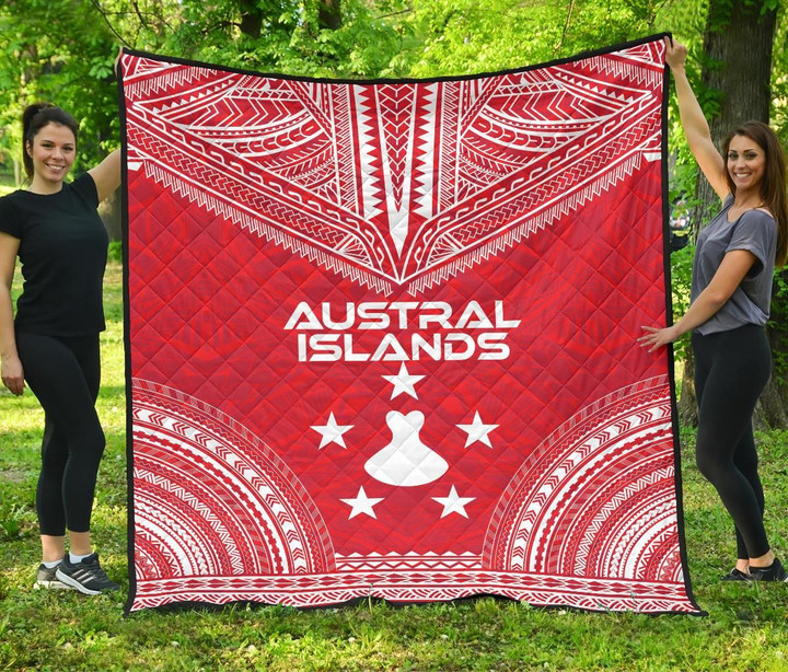 Austral Islands Premium Quilt Polynesian Chief Flag Version Bn10 Dhc28113172Dd