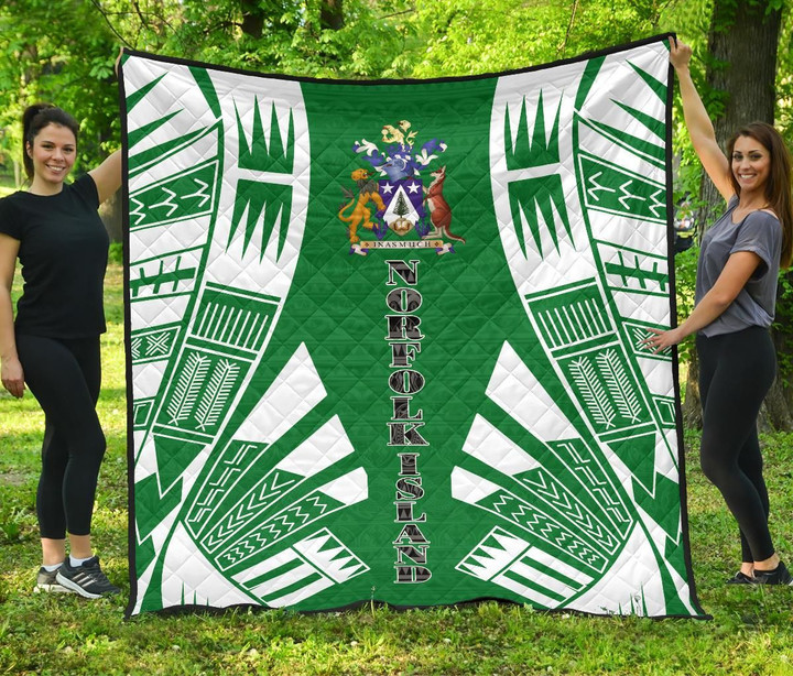 Norfolk Island Premium Quilt Polynesian Tattoo Flag Bn0110 Dhc28113078Dd