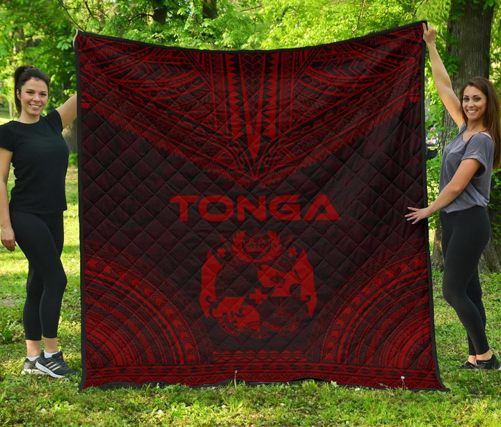 Tonga Premium Quilt Polynesian Chief Red Version Bn10 Dhc28113298Dd