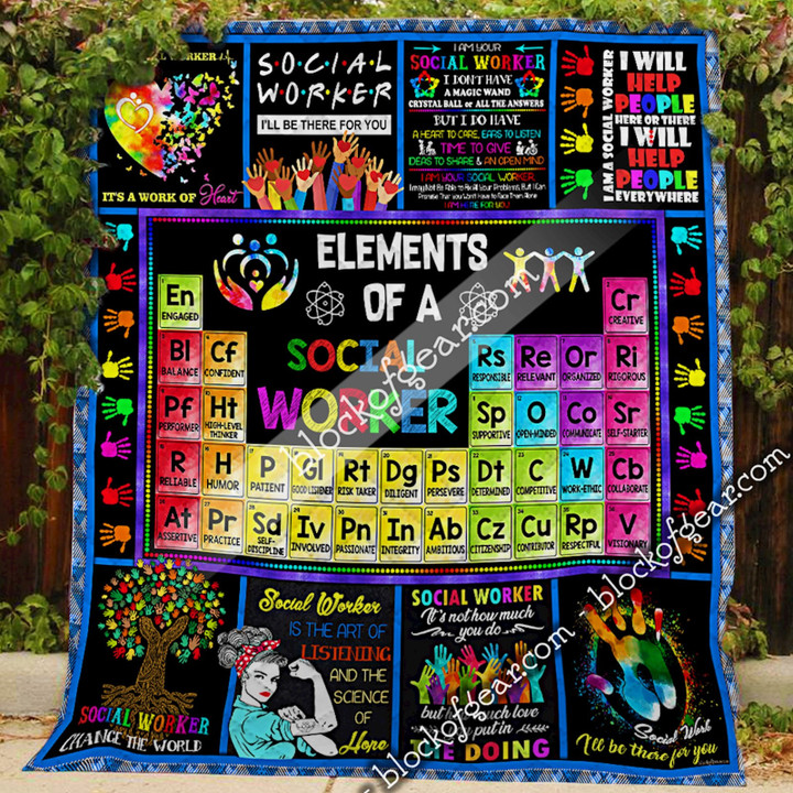 Elements Of A Social Worker Quilt 