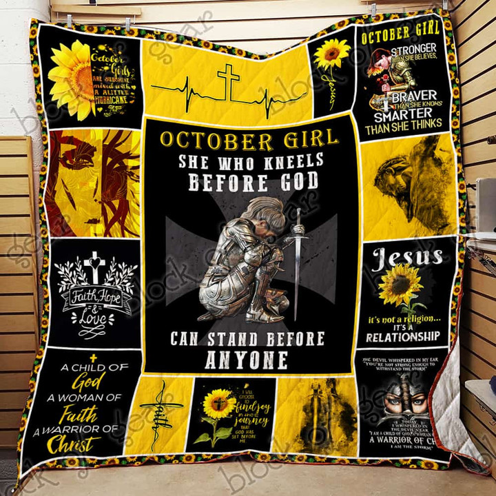 October Girl - The Child Of God Quilt Nh102 
