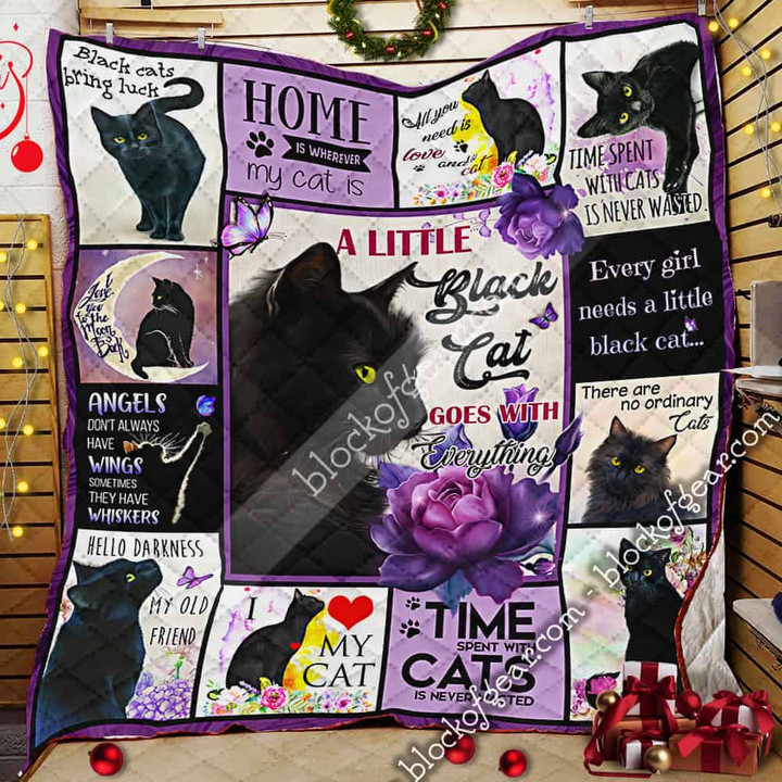 A Little Black Cat Goes With Everything Quilt 