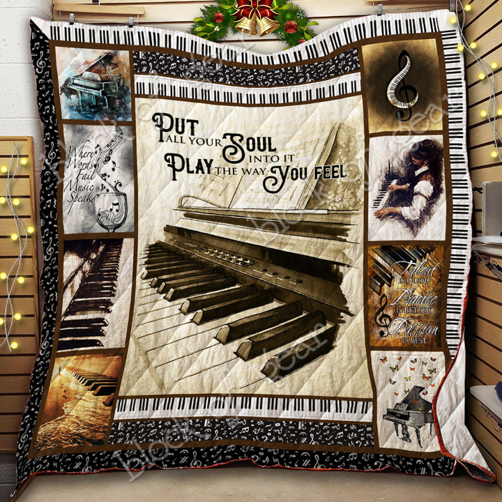 Play The Way You Feel, Piano Quilt 