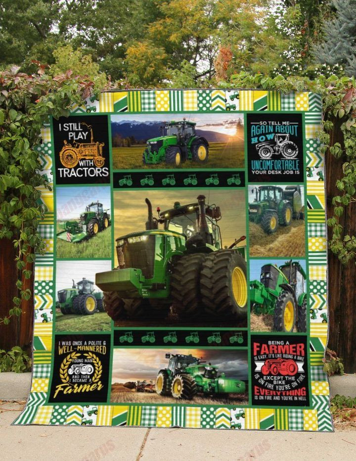Tractor All My Days Quilt W230824