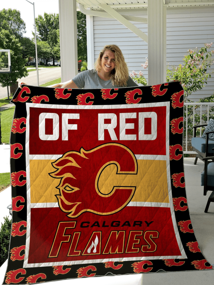 Calgary Flames Quilt Tn230936