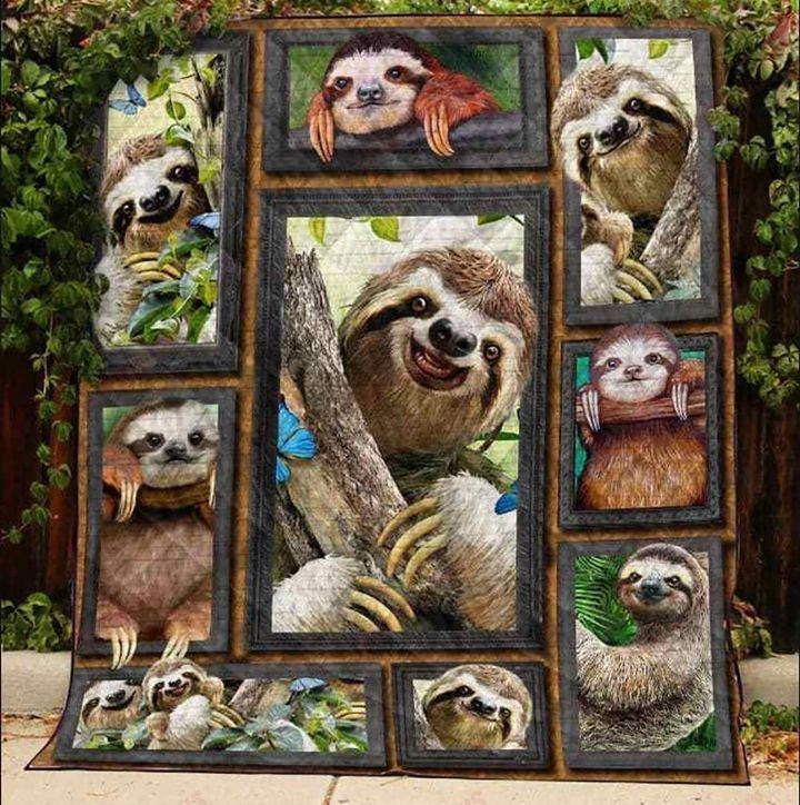 Sloth, I Am Not Lazy Quilt W230827