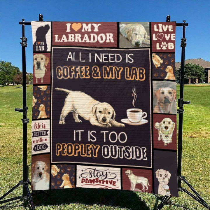 Labrador Dog Quilt W230821