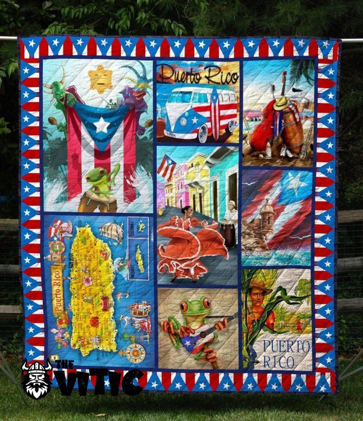 Thevitic™ Puerto Rico Quilt 3D Aop 03789