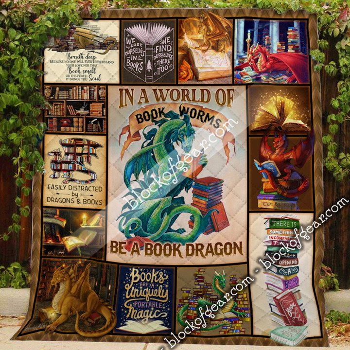 Be A Book Dragon, Reading Quilt