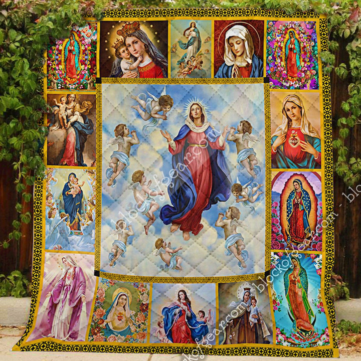 Blessed Virgin Mary Quilt Np312Sc