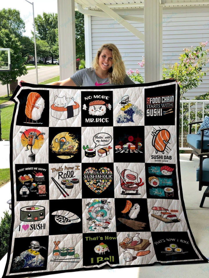 Sushi Funny Quilt