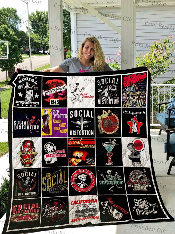Social Distortion Albums Cover Poster Quilt