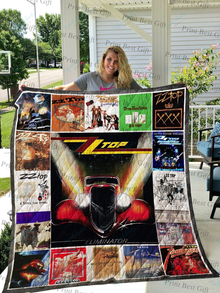 Zz Top Albums Cover Poster Quilt