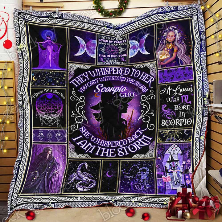 Scorpio Girl – She Is The Storm Quilt