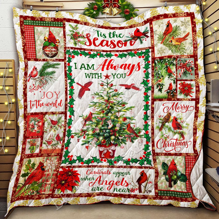 I Am Always With You, Cardinal Christmas Quilt
