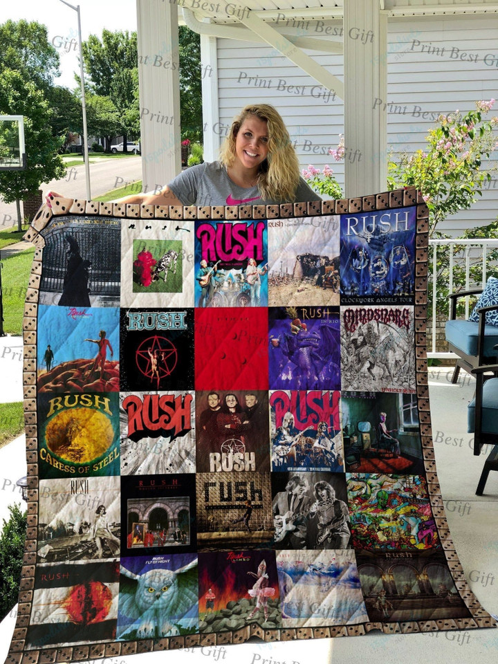 Rush Albums Cover Poster Quilt Ver 2