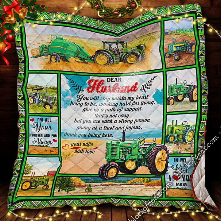 Gift For My Farmer Hubby Quilt Ctn164