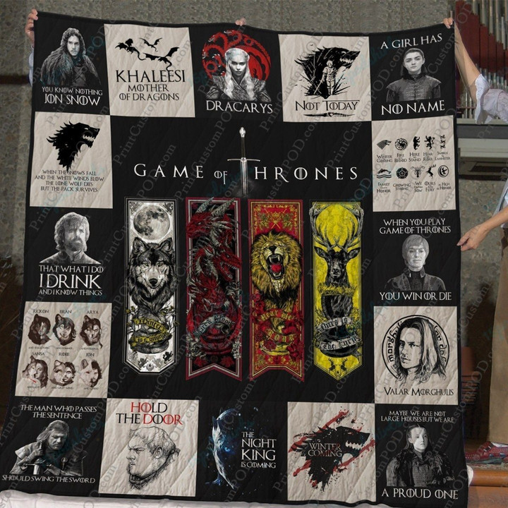 Game Of Thrones T Shirt Quilt For Fans