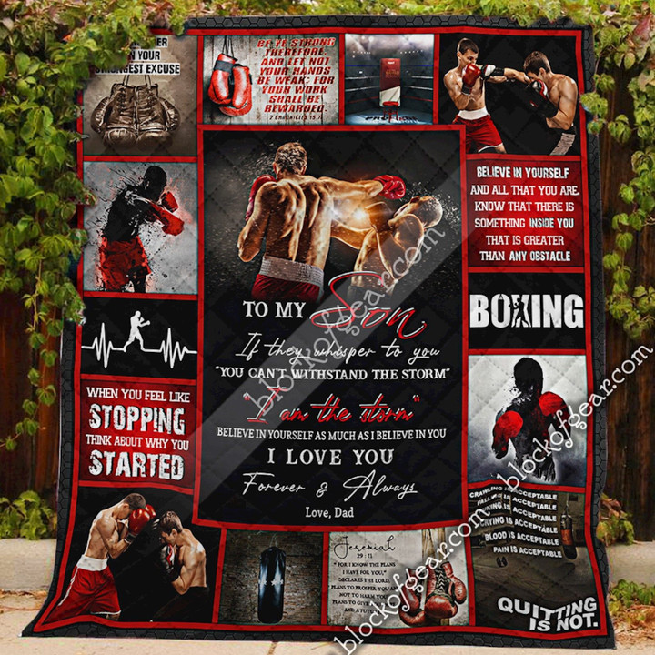 Dad To Son, Boxing Quilt