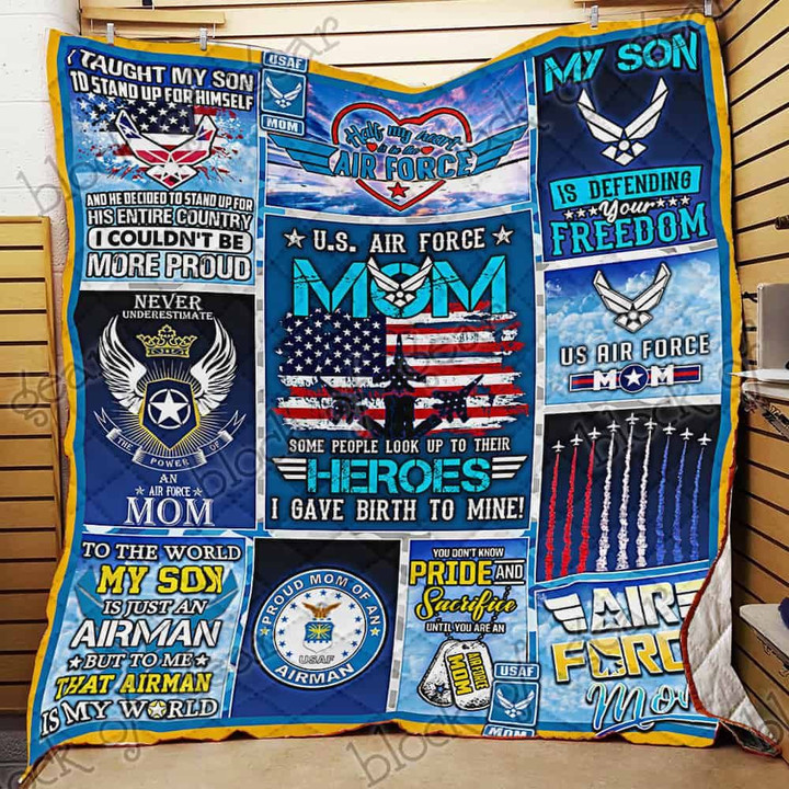 Proud Air Force Mom Quilt