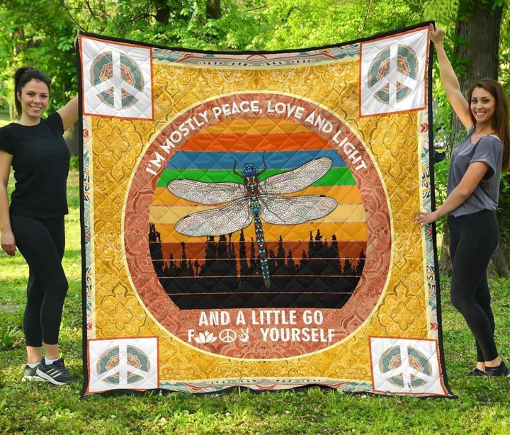Dragonfly Peace Premium Th1207 Quilt