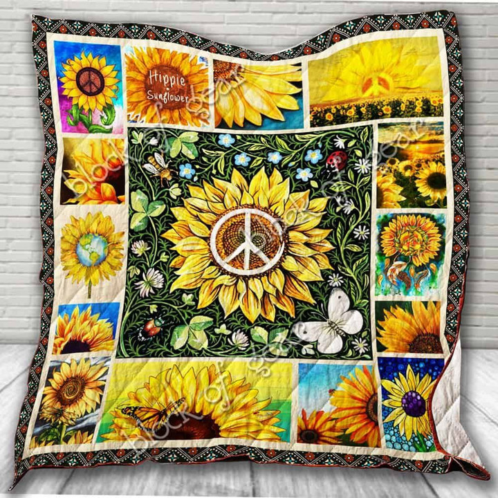 Hippie Sunflower Quilt